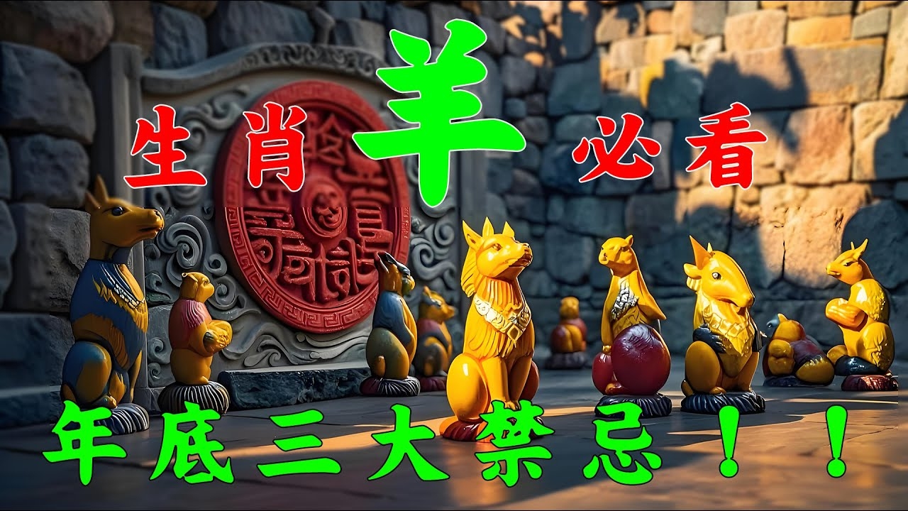 三五成群打一生肖，羊。插图