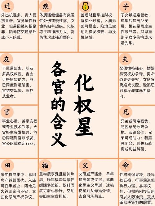 四化飞星解析，紫微斗数中的宫位能量插图