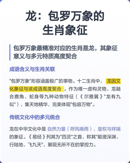 生肖龙代表包罗万象插图