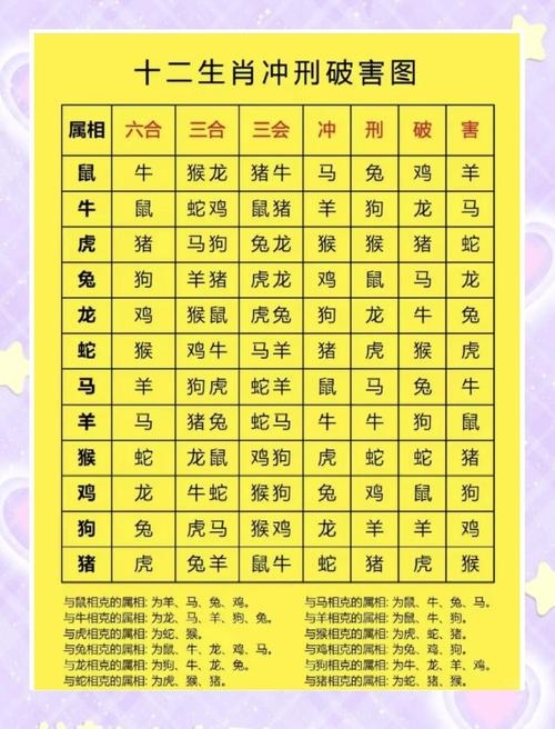 生肖配对姻缘表，十二生肖婚配指南插图