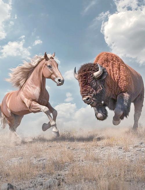 四蹄奔动物代表生肖马牛，速度与力量的象征插图