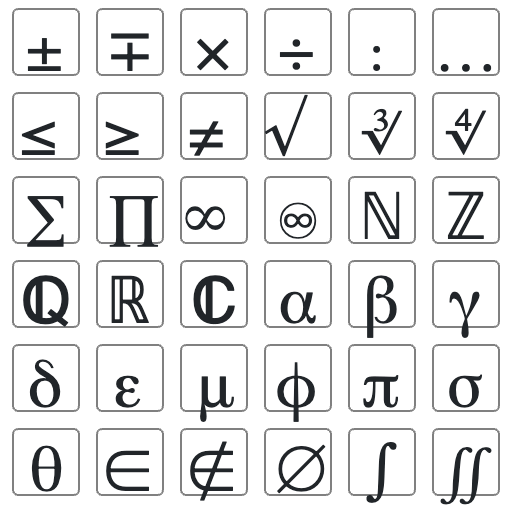 数学符号图片的特殊字符使用指南插图