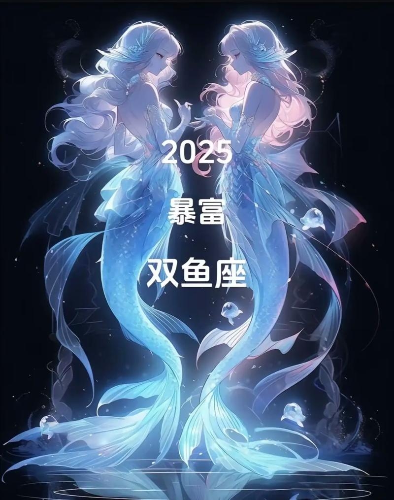 双鱼座，浪漫梦幻的3月星座。插图