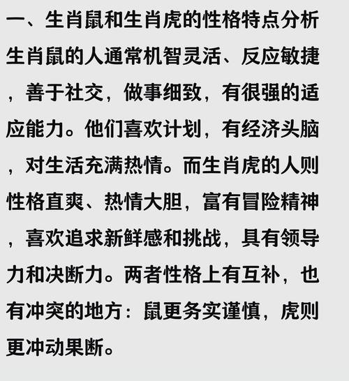 生肖鼠与虎，以强凌弱的象征解读插图