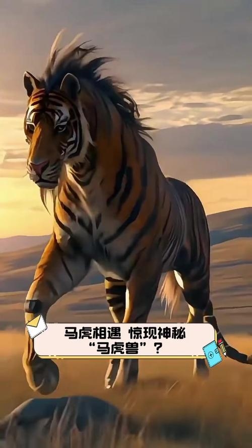 生肖中的高大威猛动物，虎与马，解析如下，虎的丛林之王形象深入人心，其体态健壮、气势逼人；而马作为大型草食性哺乳动物，体高超过五米且体格强健。两者均被视为力量和威严的象征。插图