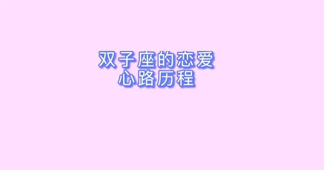 双子座的多彩爱情之路插图