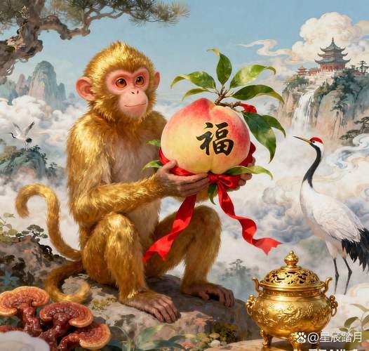 投石问路指生肖猴插图