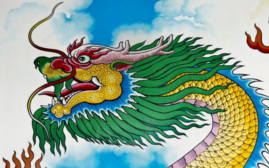 天下独孤打一生肖，龙，象征帝王的孤独与权威。插图