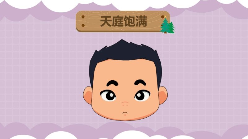 天庭饱满寓意吉祥插图