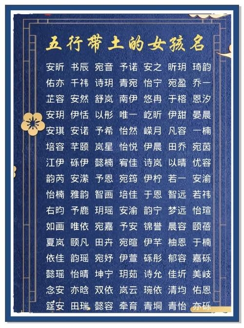 土属性女孩名字大全插图