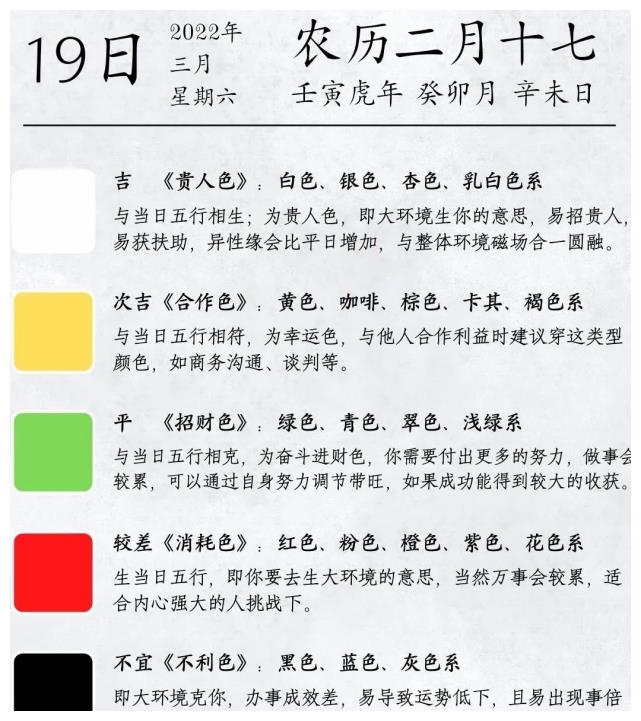 五行穿衣指南，20-30字标题，水金火土，国庆节宜色，根据您的需求，为您总结了以下内容作为标题。该文章主要围绕在特定日期（国庆节）的五行属性以及适合穿着的颜色建议展开。，五行穿衣攻略，国庆节金色与木饰相得益彰，在这个特殊的日子里，选择合适的衣物颜色和配饰能够增强个人的贵人运、事业运势等。具体到今日，属于水土属性的黄色或棕色衣物及相应金属性饰品将有助于提升个人气场和好运。同时参考当日喜用神属性和场合要求，可打造出既符合个人风格又能展现良好运势的穿搭。插图