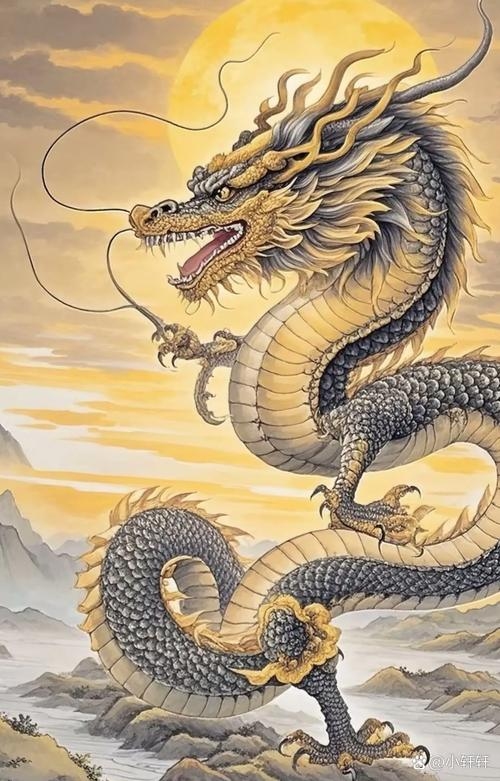 唯吾独尊，生肖之龙。插图