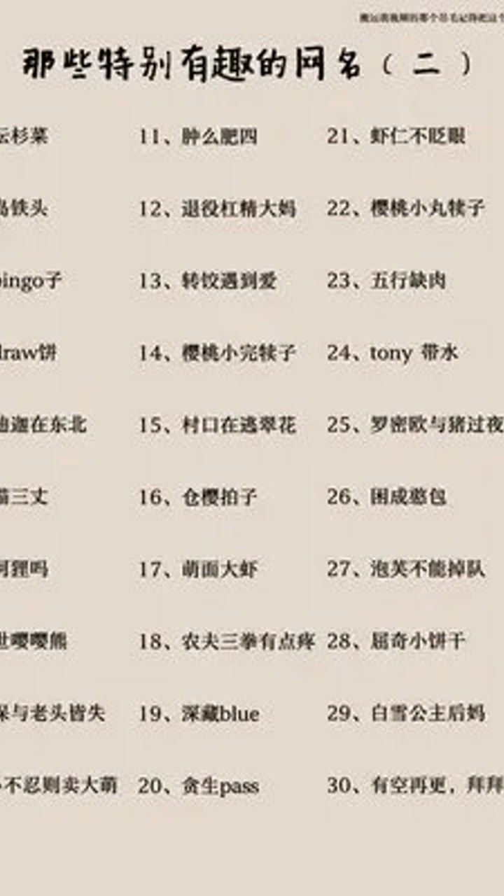 网络搞笑名字插图