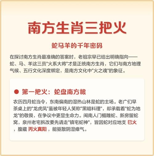 南方的生肖，蛇、马与羊的象征意义插图