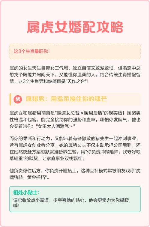 属虎女婚配最佳生肖插图