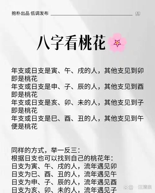 桃花运详解，八字算命关键词解读插图