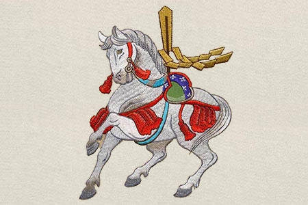 汗马功劳指生肖马插图