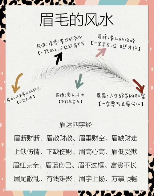 眉毛一根长寓意与财运事业运势关联，右眉长毛预示财富增长，事业发展顺利插图