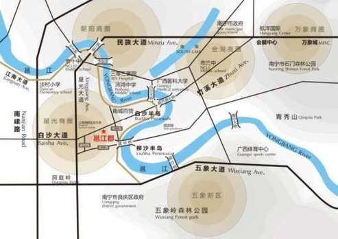 南宁风水宝地，青秀区详解及江南区和居邕江郡的风水优势插图