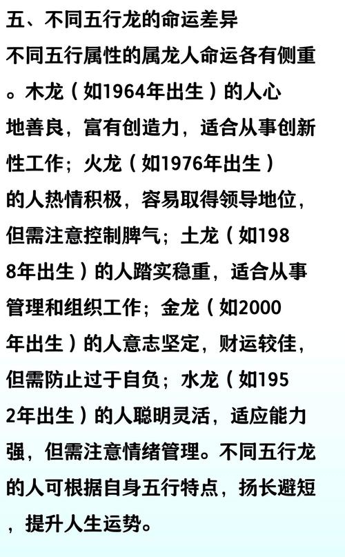 4年属龙解析插图