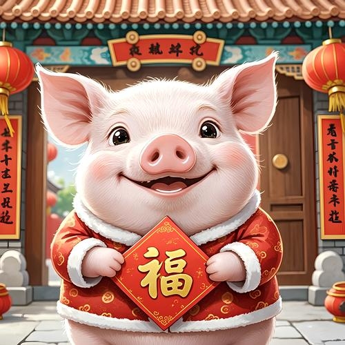 猪年插图 猪年插图