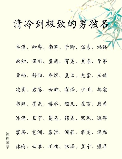 帅气名字精选，沐君、忠杰等，彰显独特魅力与风采！插图