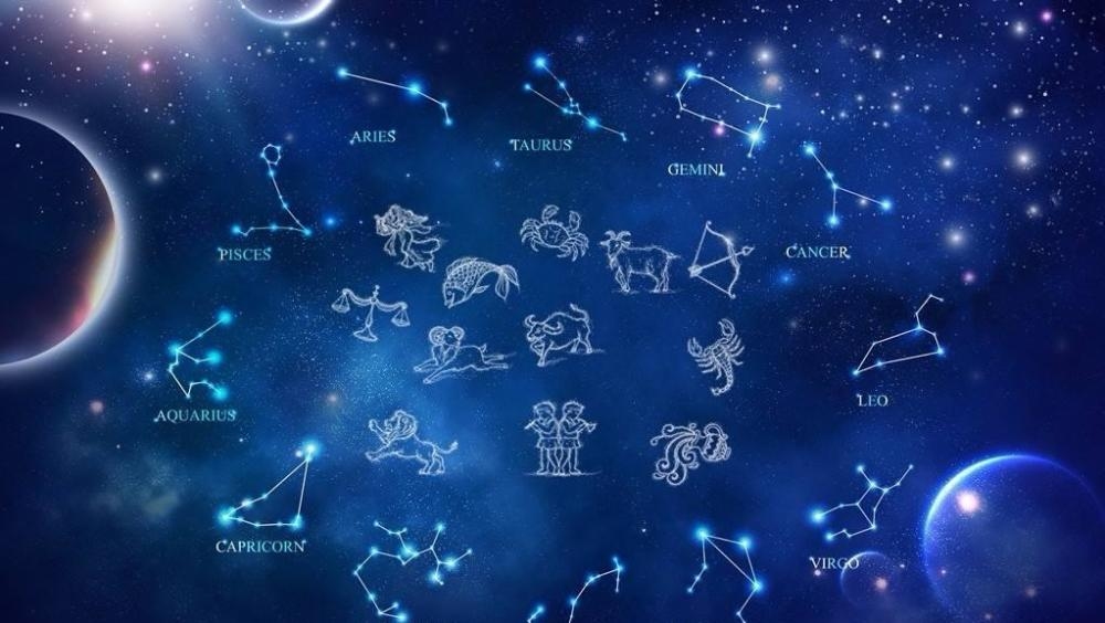 星座按阳历（公历）计算，源于西方占星学。插图