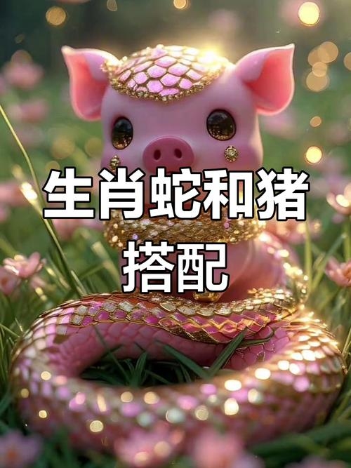 楚楚动人指生肖蛇、马或猪插图