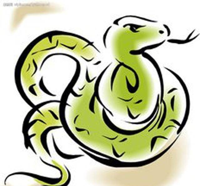 秋霜冬雪与生肖猪的沉静坚韧，蛇的冬眠苏醒象征。插图