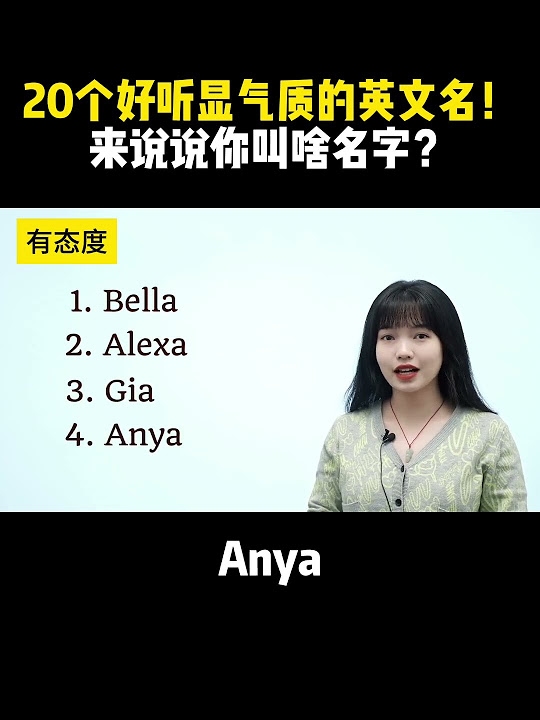 20个好听的英文女生名字推荐，直接明了，突出了文章中提到的关于女性英文名的主要内容。插图
