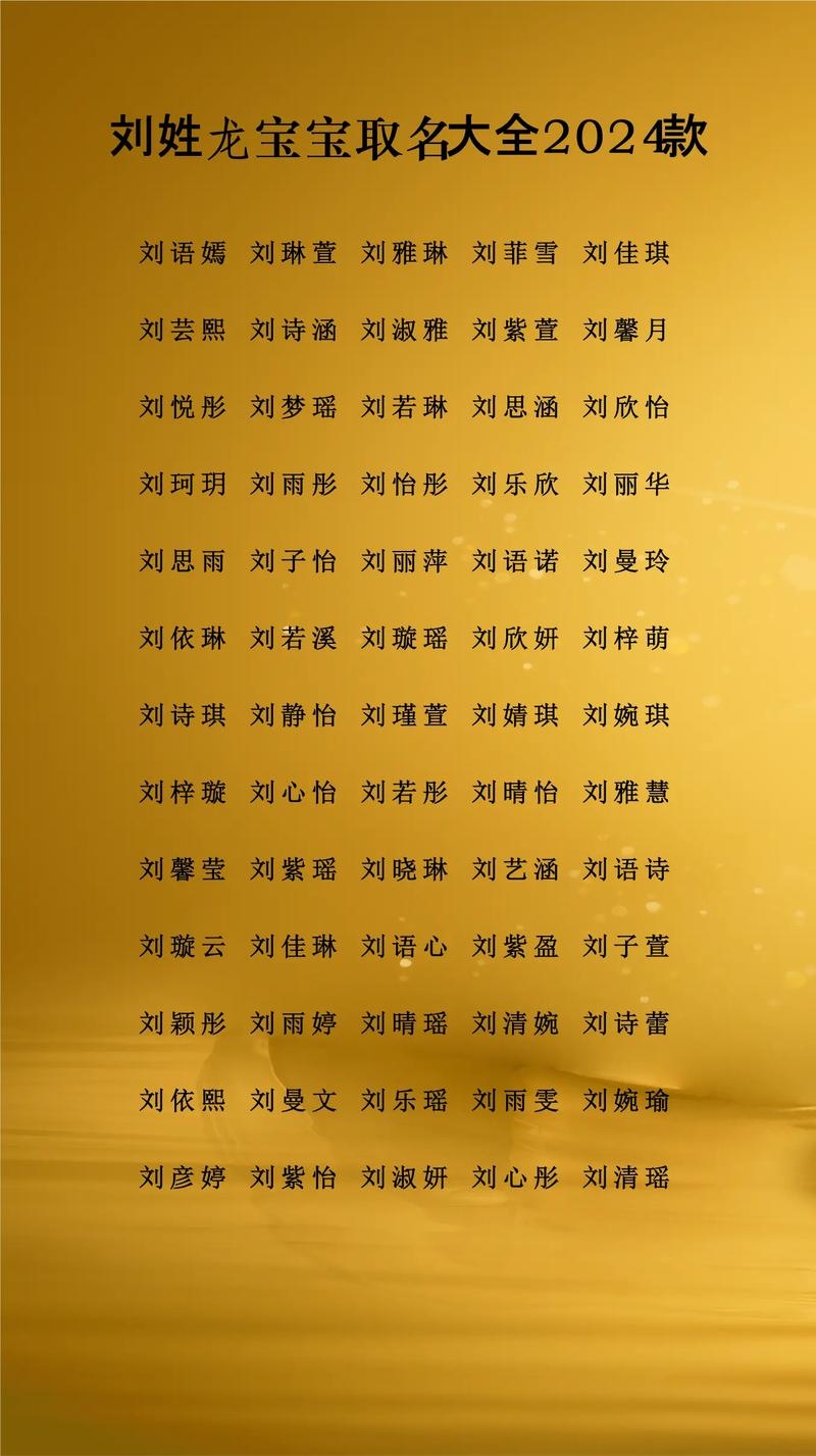 刘姓女孩名字精选，从崇原到燕绥的命名灵感与寓意插图