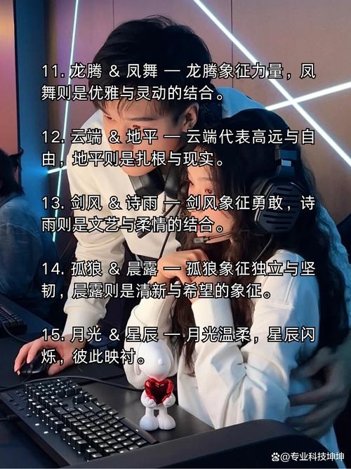 劲舞团情侣名字大全，古风与现代风格融合插图