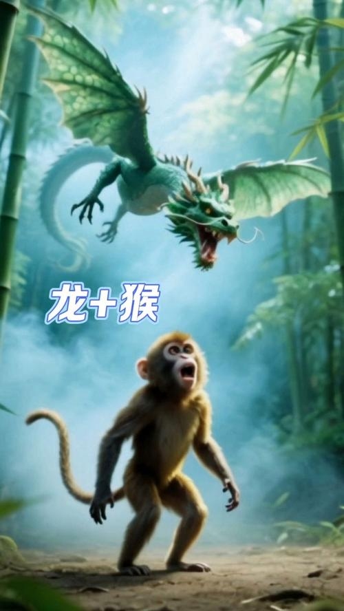 瞬息万变，龙猴之争。插图