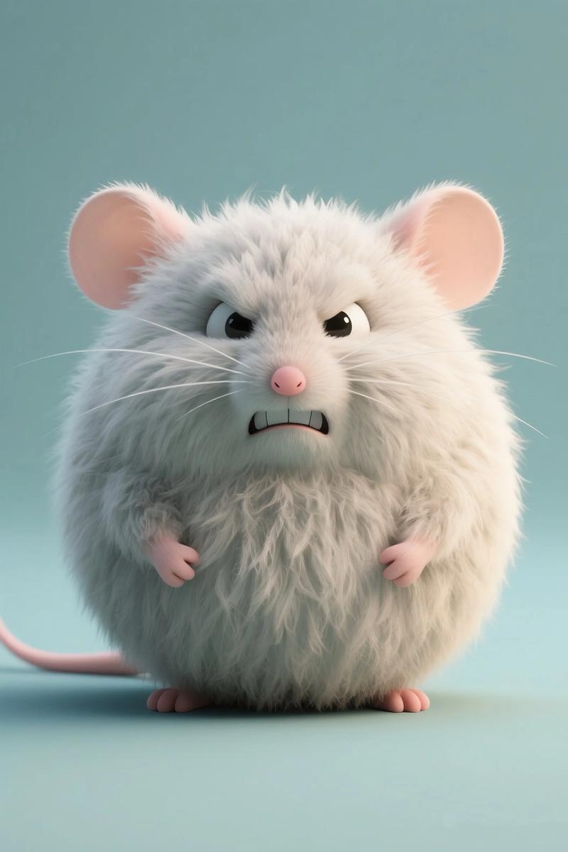 喜怒无常的生肖动物插图