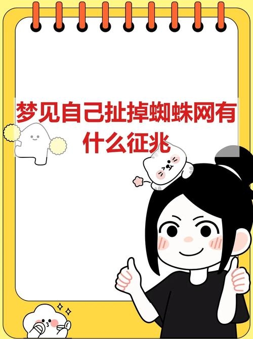 蜘蛛网梦境解析，吉祥征兆与努力奋斗的预示插图