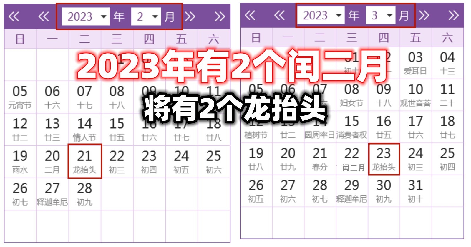 2023年龙抬头时间。插图