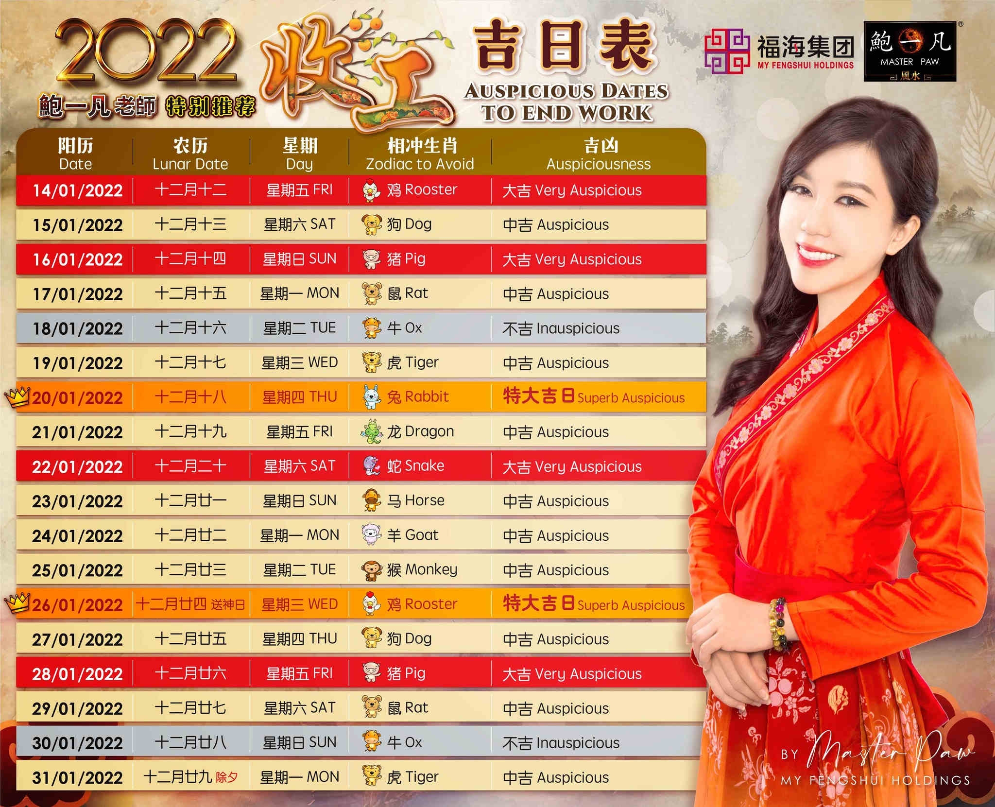 2022年日历详解,元旦、春节及假期安排,天干地支与工作日统计插图 2022年日历详解,元旦、春节及假期安排,天干地支与工作日统计插图