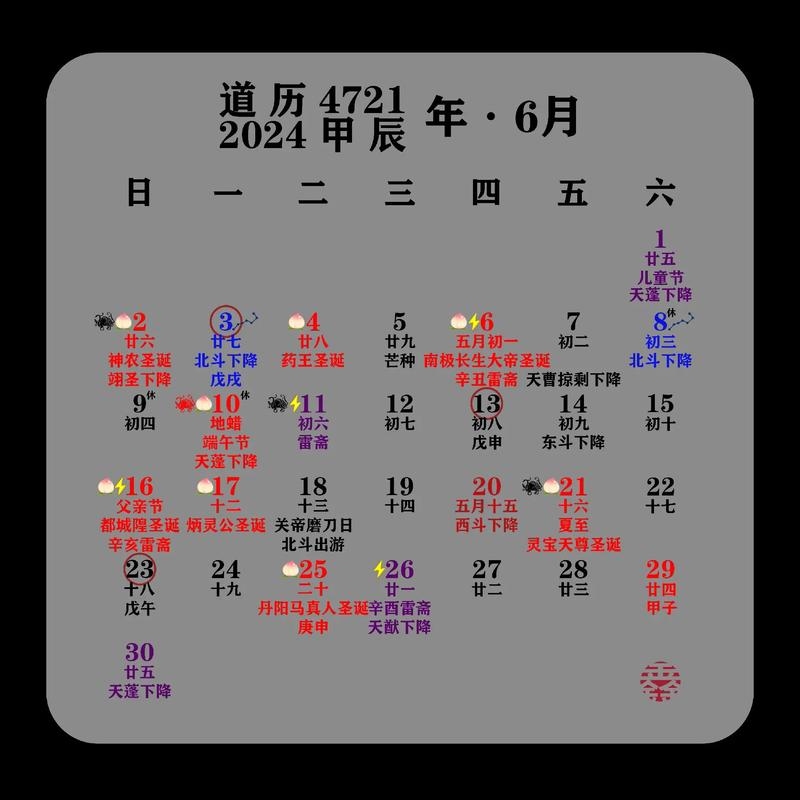 2022年6月黄历吉日一览插图