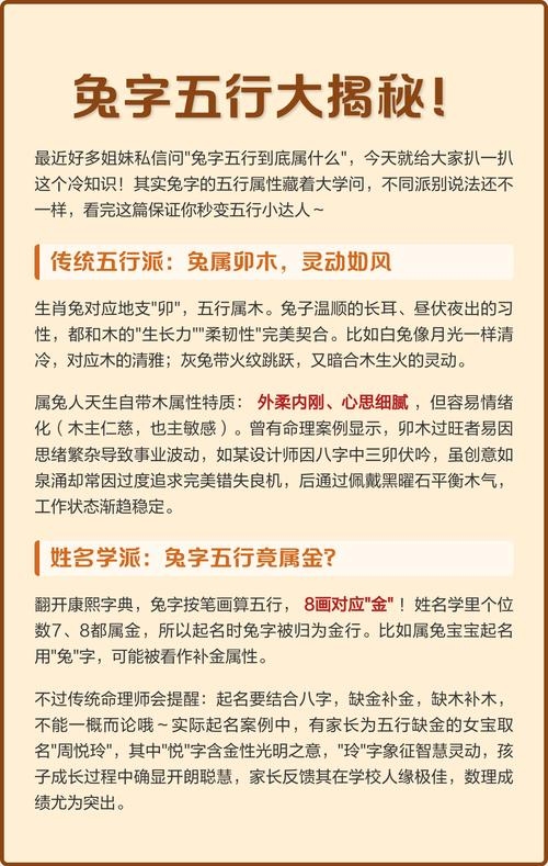 揭秘2023年属兔人的五行命运插图