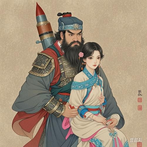 羽扇纶巾指的是生肖兔，手持羽毛扇子，头戴青丝绶的头巾，暗指三国名将周瑜的形象并关联到兔年出生的历史背景。插图