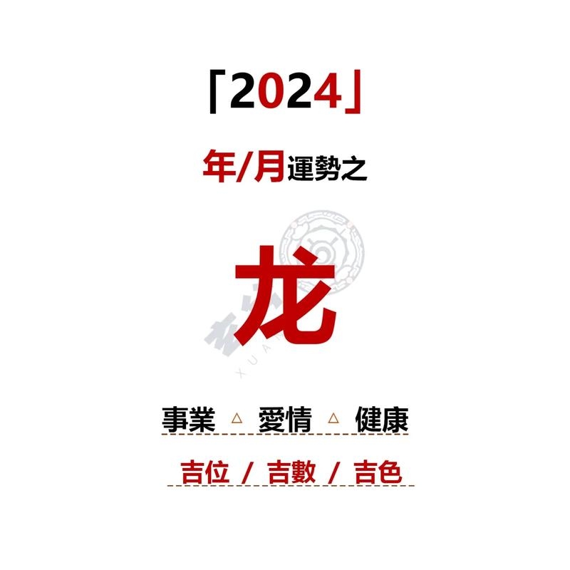 2024年属龙人的幸运之年插图