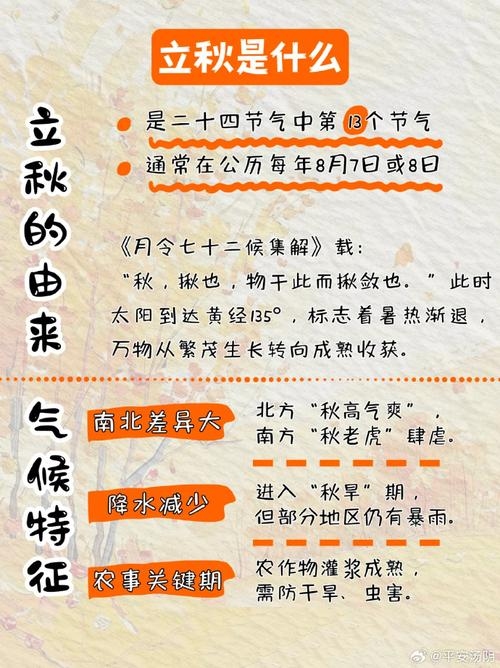 2024年立秋准确时间及其天文与气象意义插图