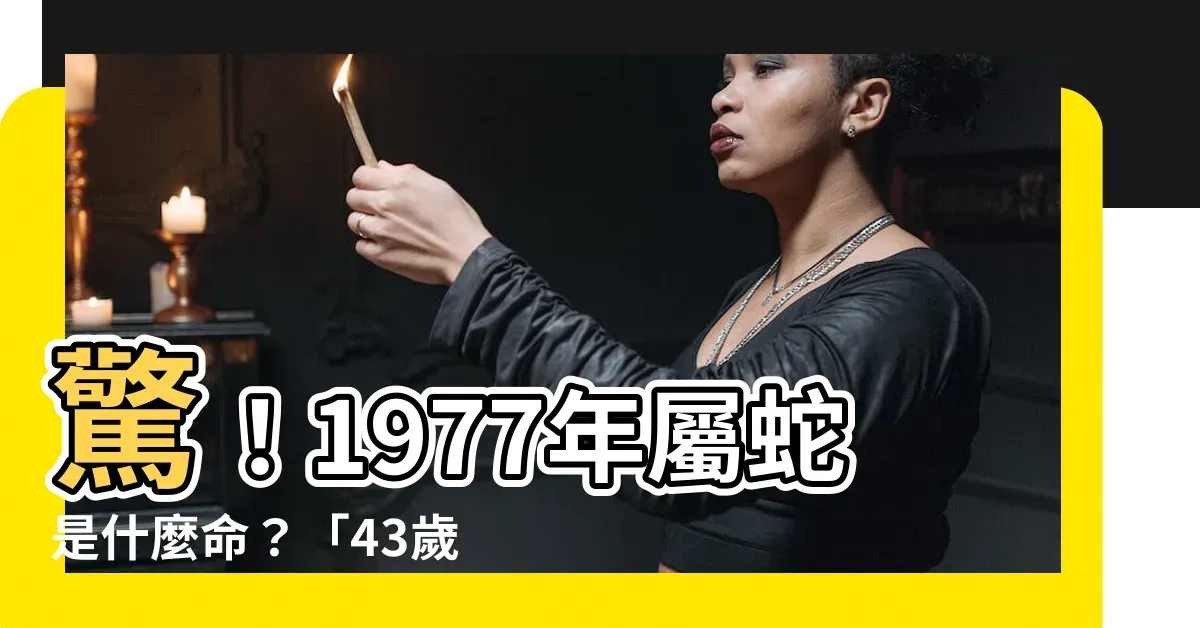 1977年属蛇人43岁运势挑战与化解之道。插图