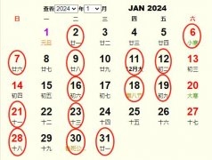 2024年1月1日黄道吉日查询插图
