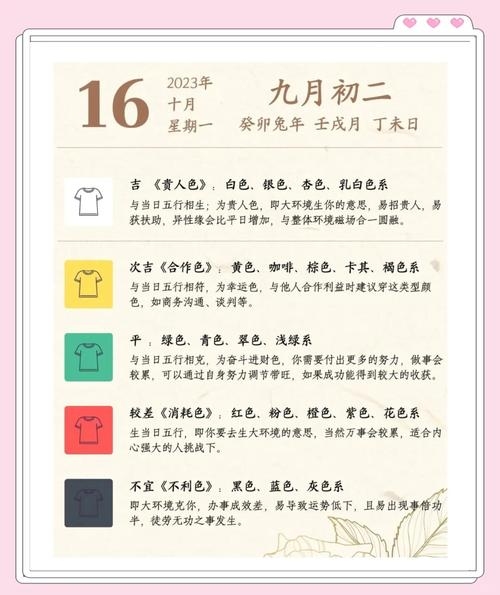 2021年10月16日五行穿衣指南插图 2021年10月16日五行穿衣指南插图