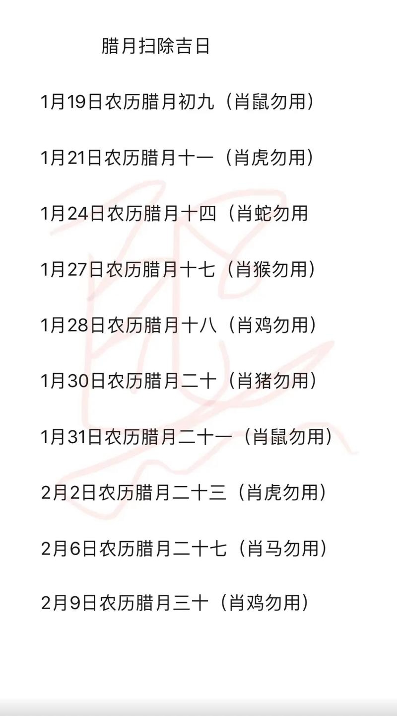探寻2024年1月最佳扫除日插图