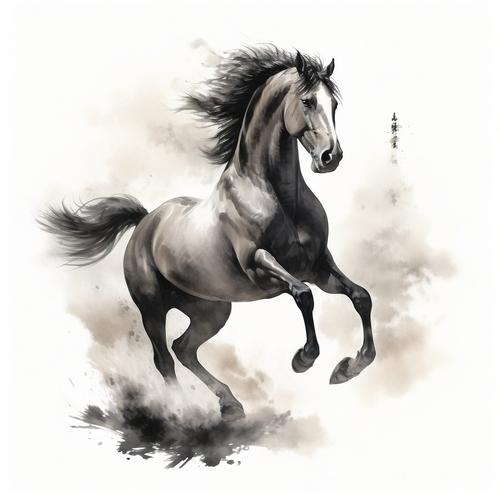 仗义忠臣代表生肖马。插图