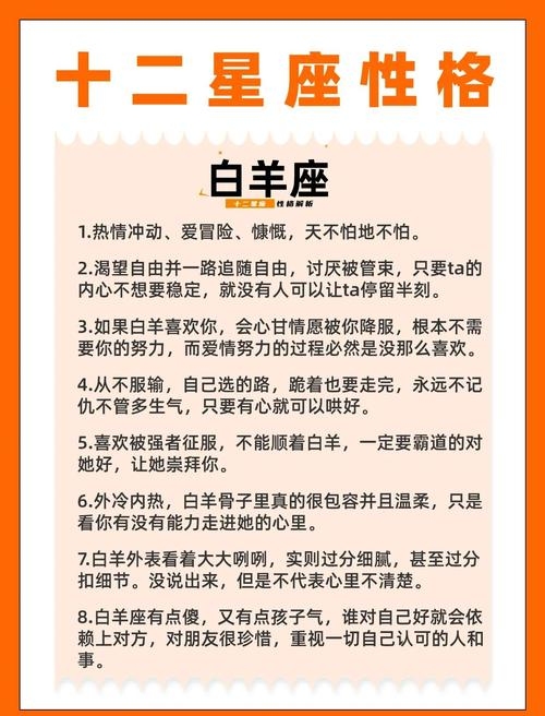 4月12日星座解析，白羊座特性与性格解读插图