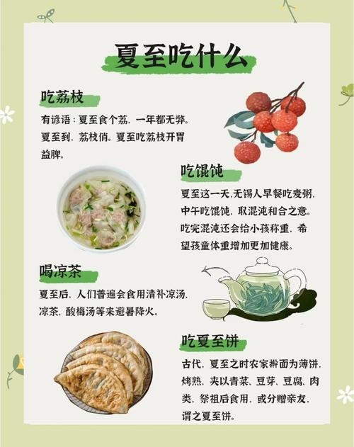夏至传统食物及习俗插图