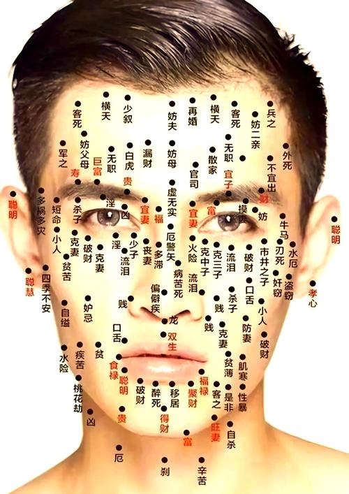 男子痣相图解大全插图